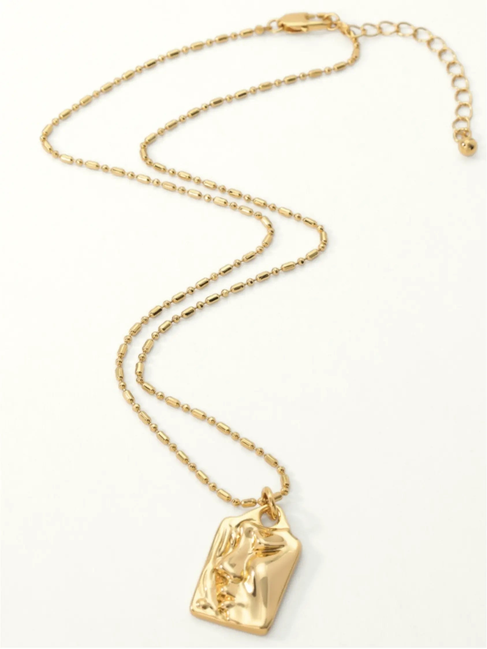 18k gold plated sleeping beauty face pendant necklace – All-Glows Necklaces Collection