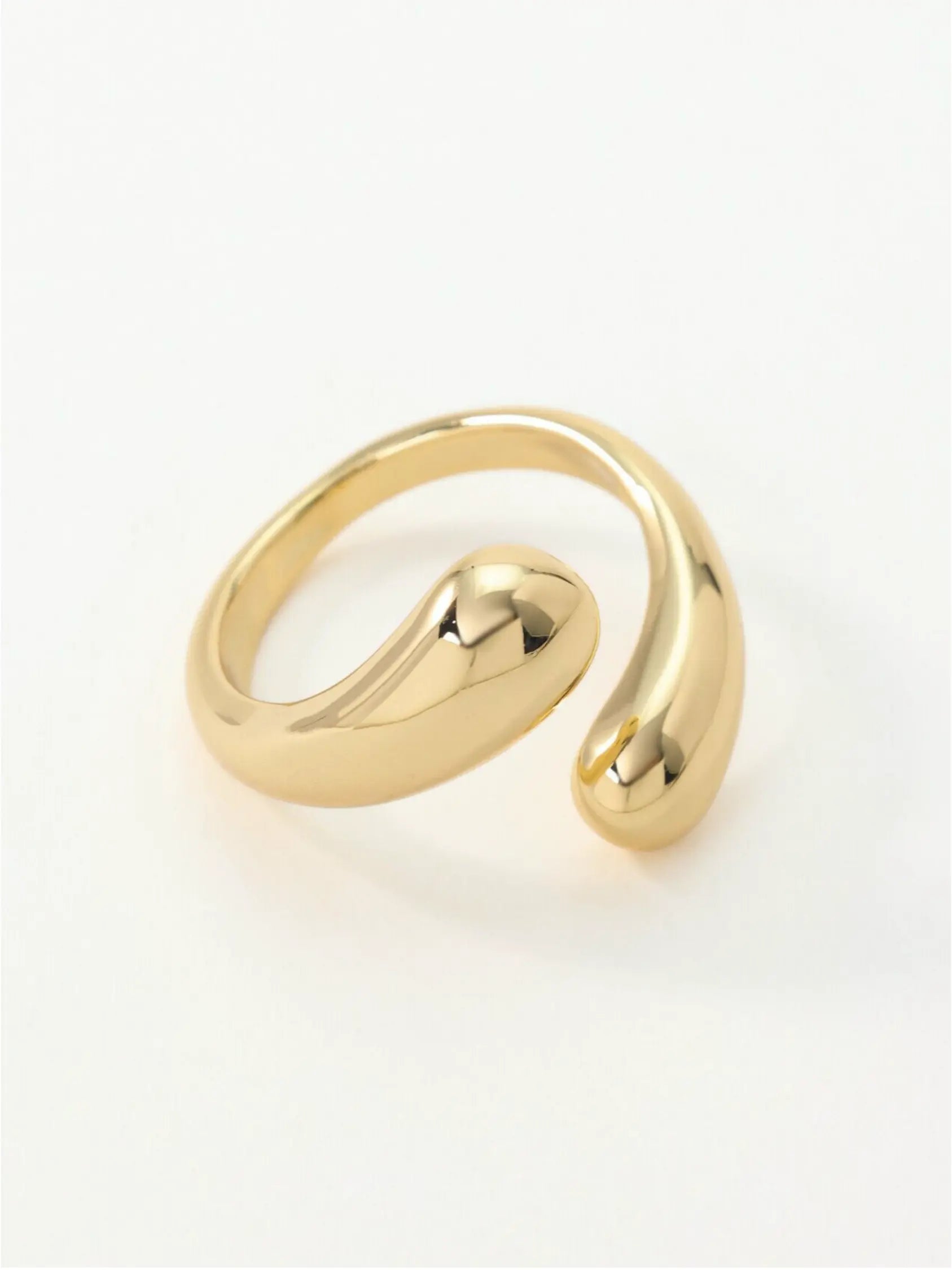 Handmade chunky gold plated statement ring (Dawn) – All-Glows Rings Collection