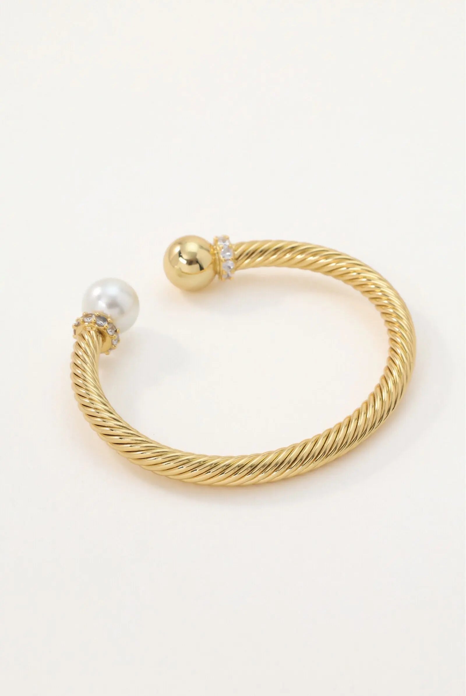 Aster Cable Twist Cuff Bracelet