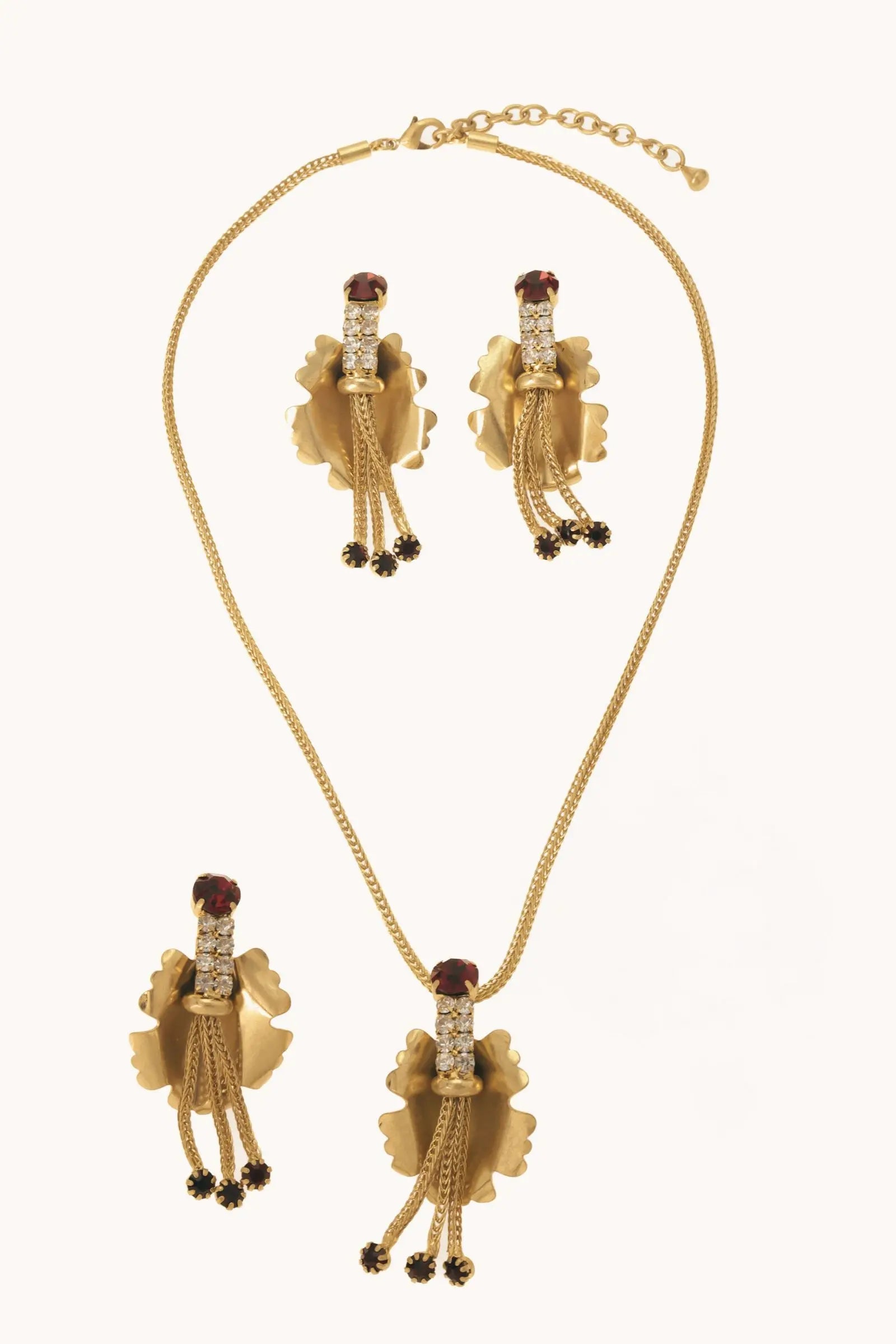 Buy Radiant Gold Aura Jewelry Set Online