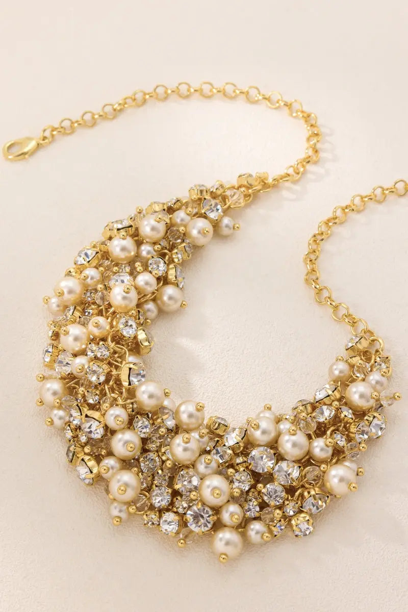 Shop Designer Pearl Baby Breath Necklace