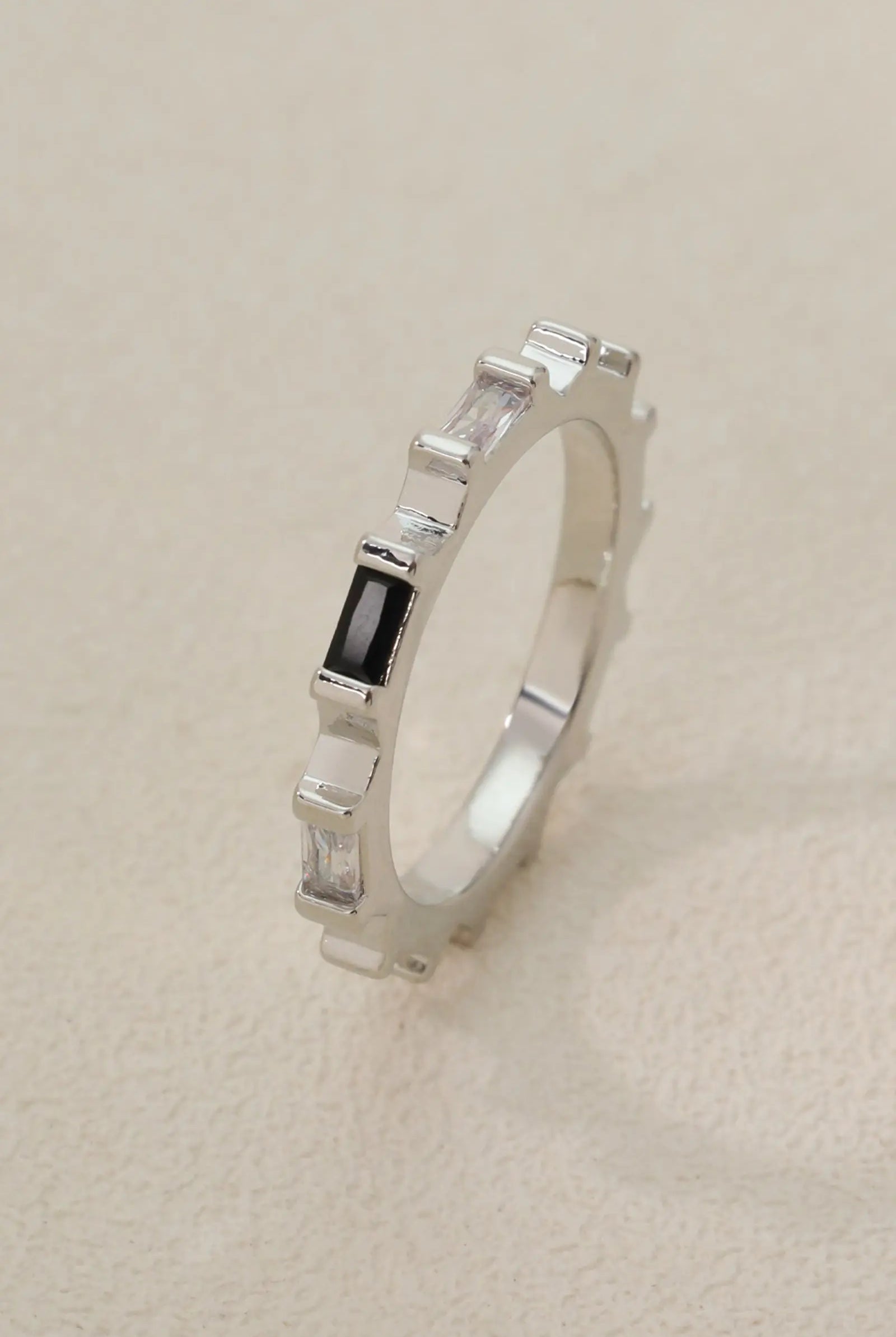 Platinum Finish Solid Cobalt Chrome Ring