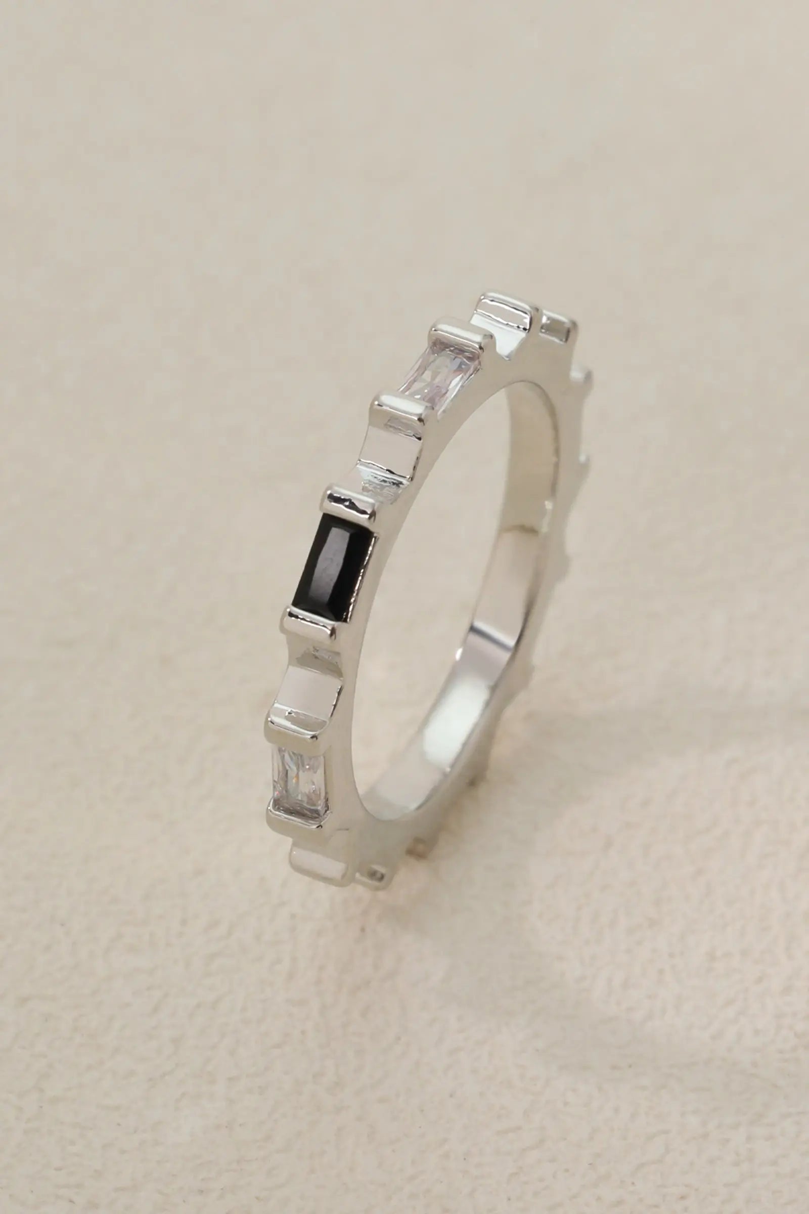 Platinum Finish Solid Cobalt Chrome Ring