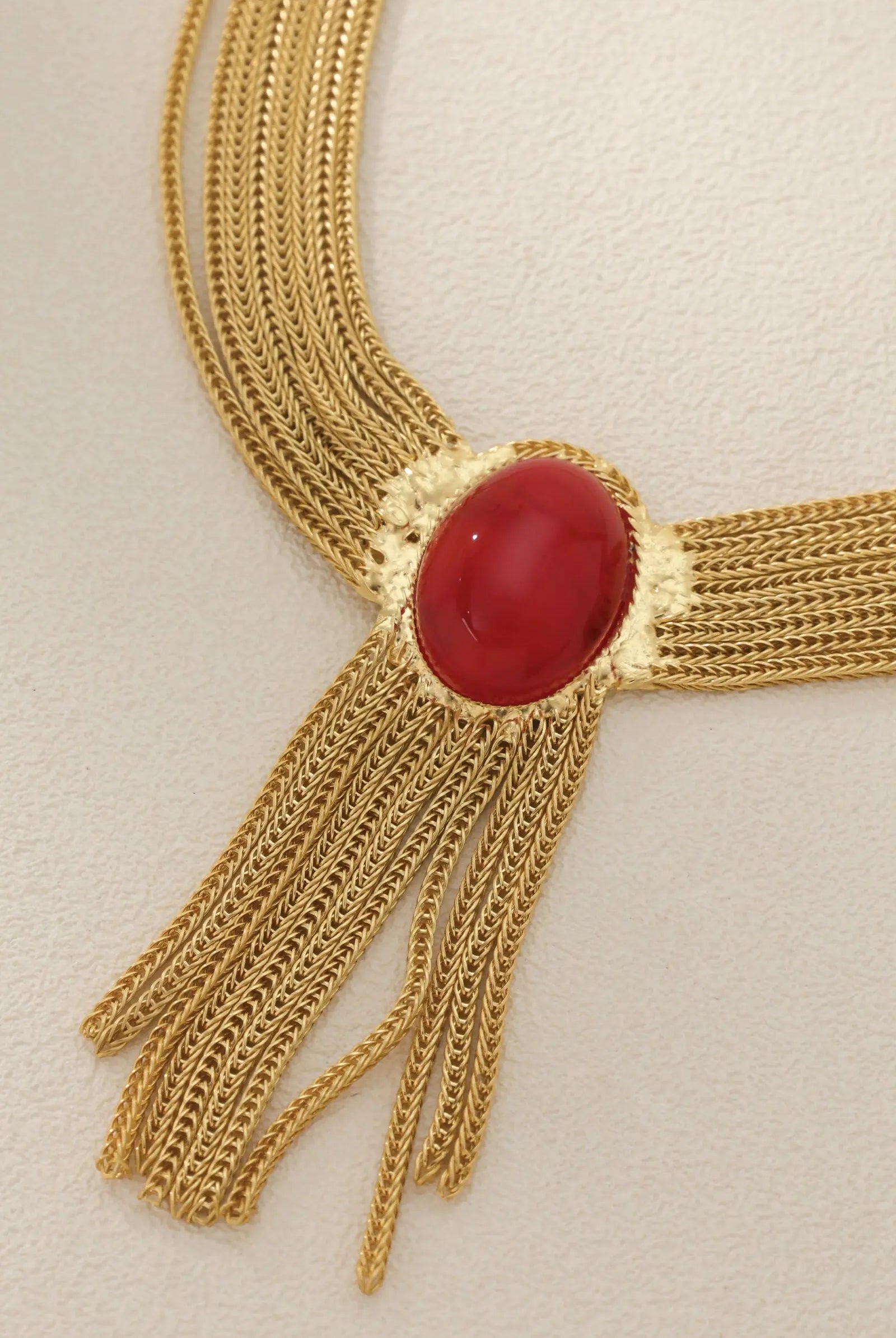 Buy 18K Gold-Plated Eclipse Vintage Tassels Necklace online