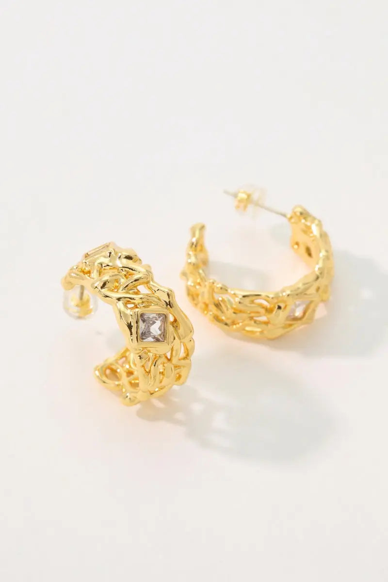18K Gold plated Ember Earring