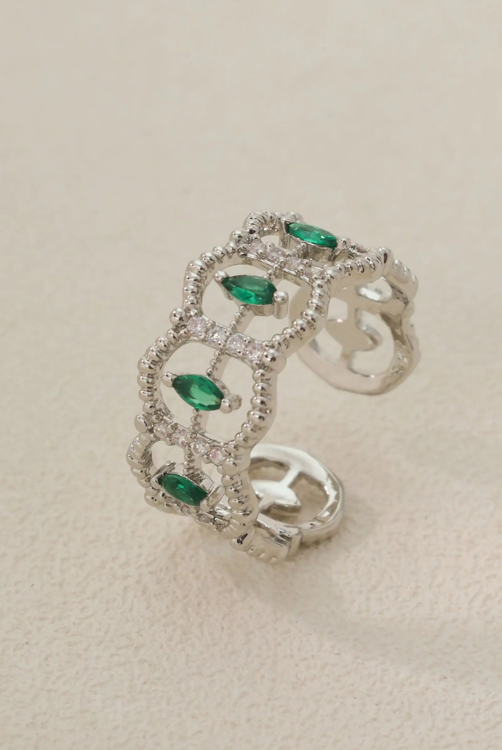 Buy Platinum Garnet Ring Online