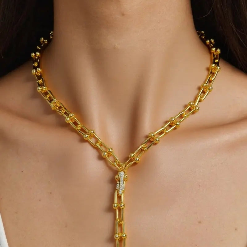 Hoof Long Necklace