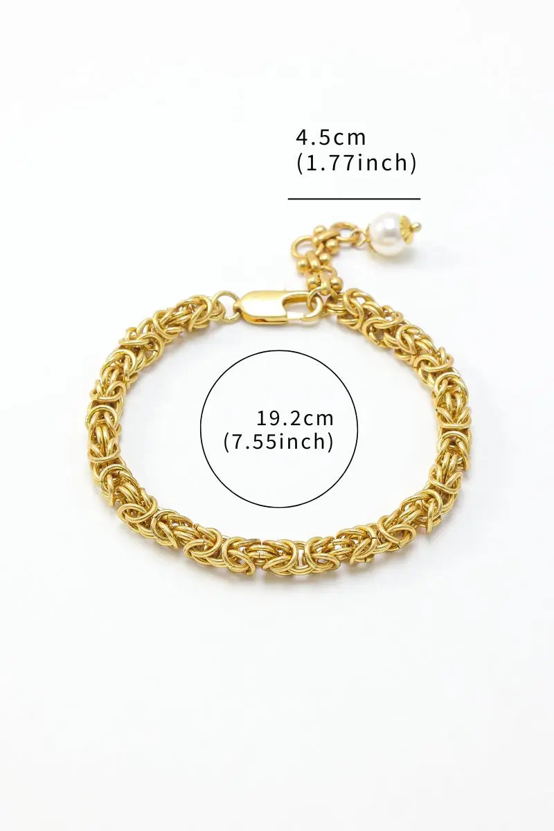 18k gold plated bracelets