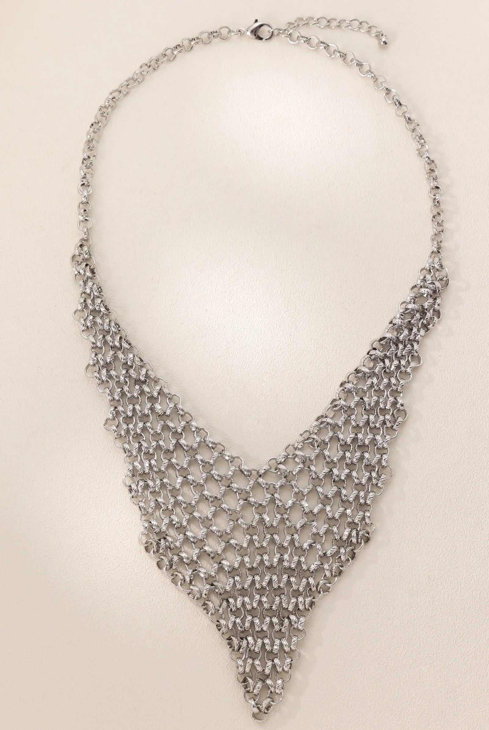 Elegant Design Platinum Necklace