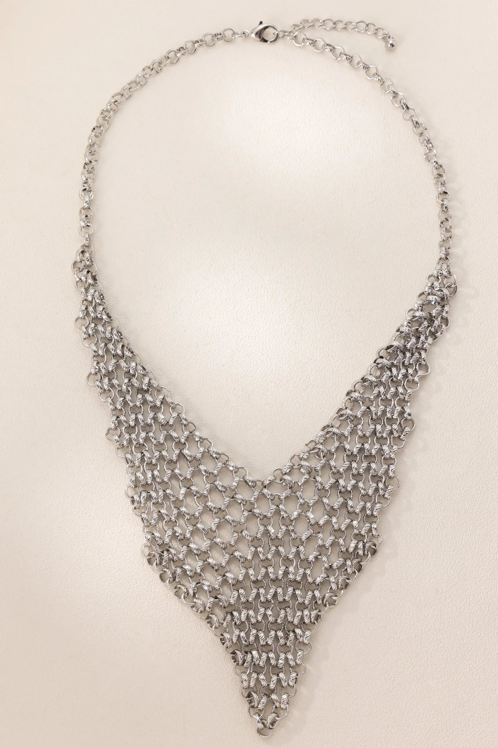 Elegant Design Platinum Necklace