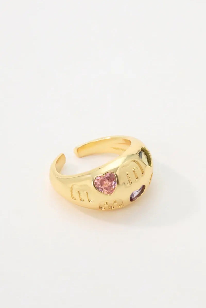 Shop Gold Plated Lush Open Ring Online