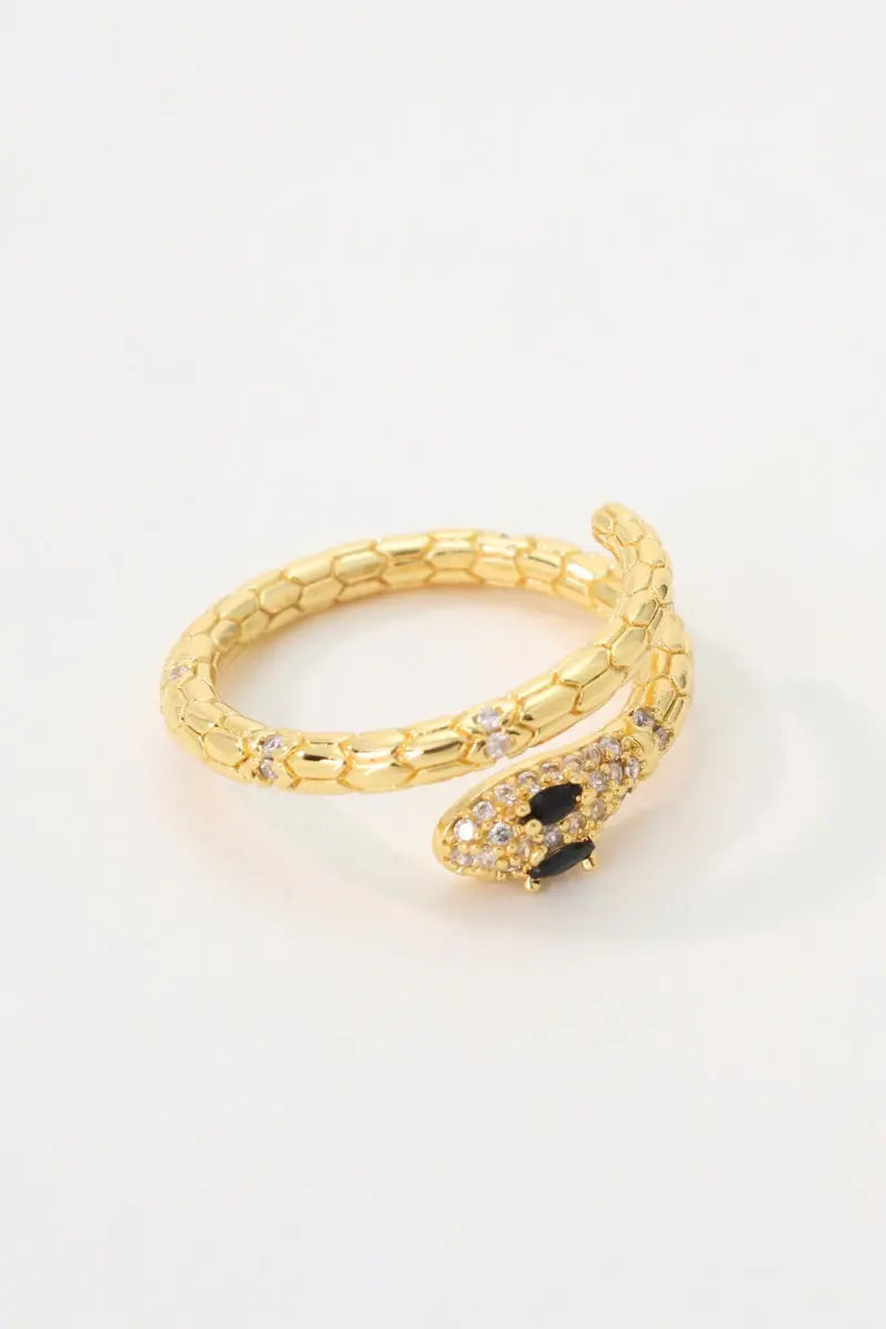 Shop Snake Design Gold Plated Ring