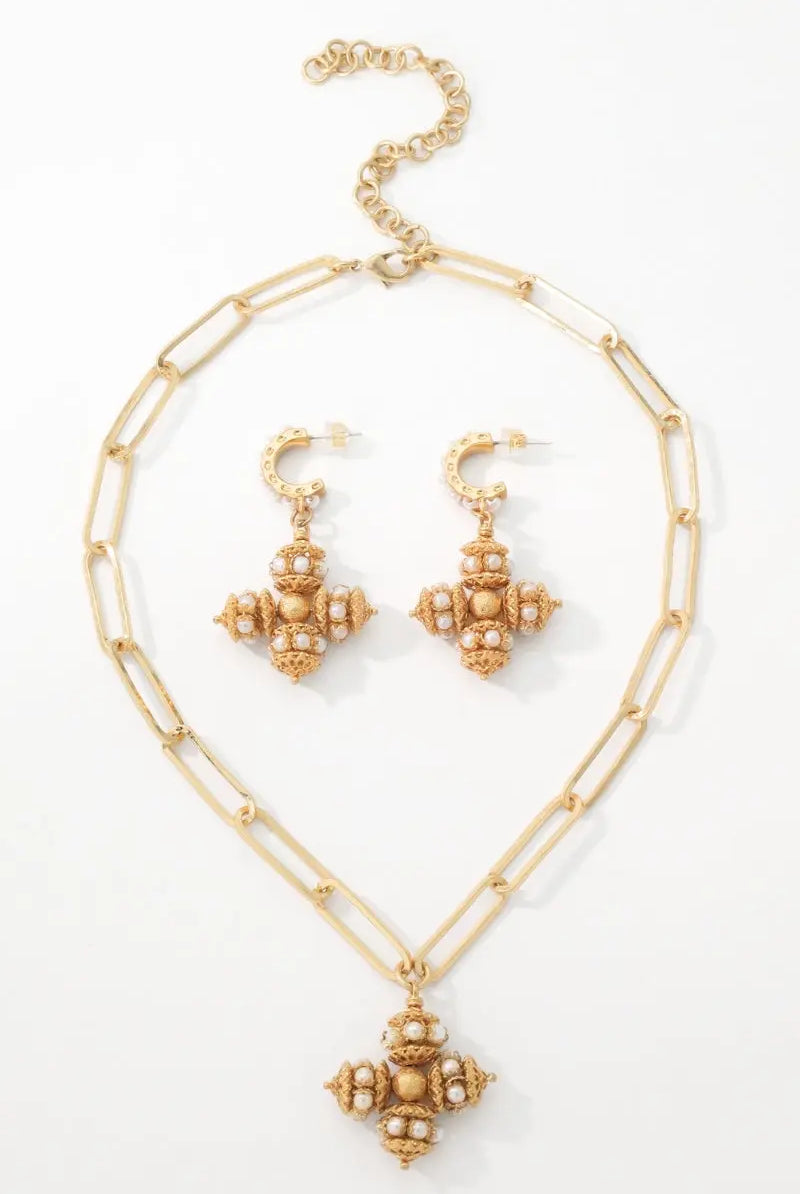 Shop Luxurious Faux Pearl Jewelry Set