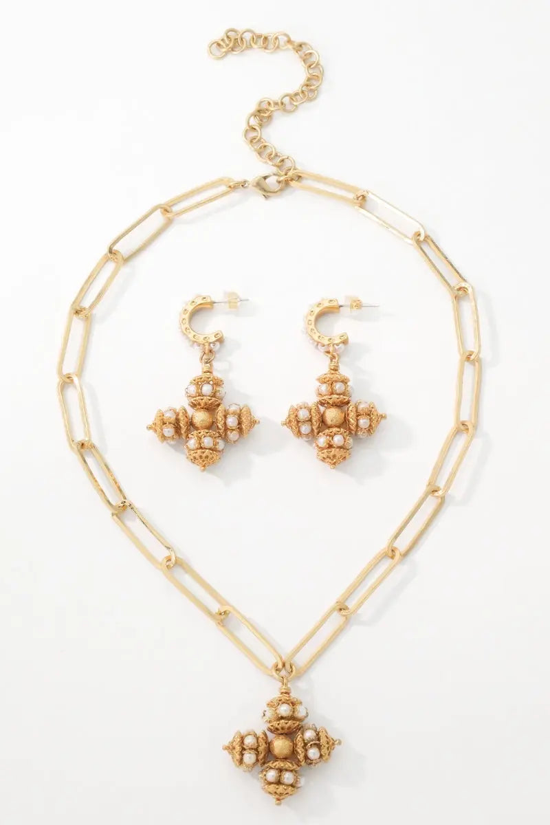 Shop Luxurious Faux Pearl Jewelry Set