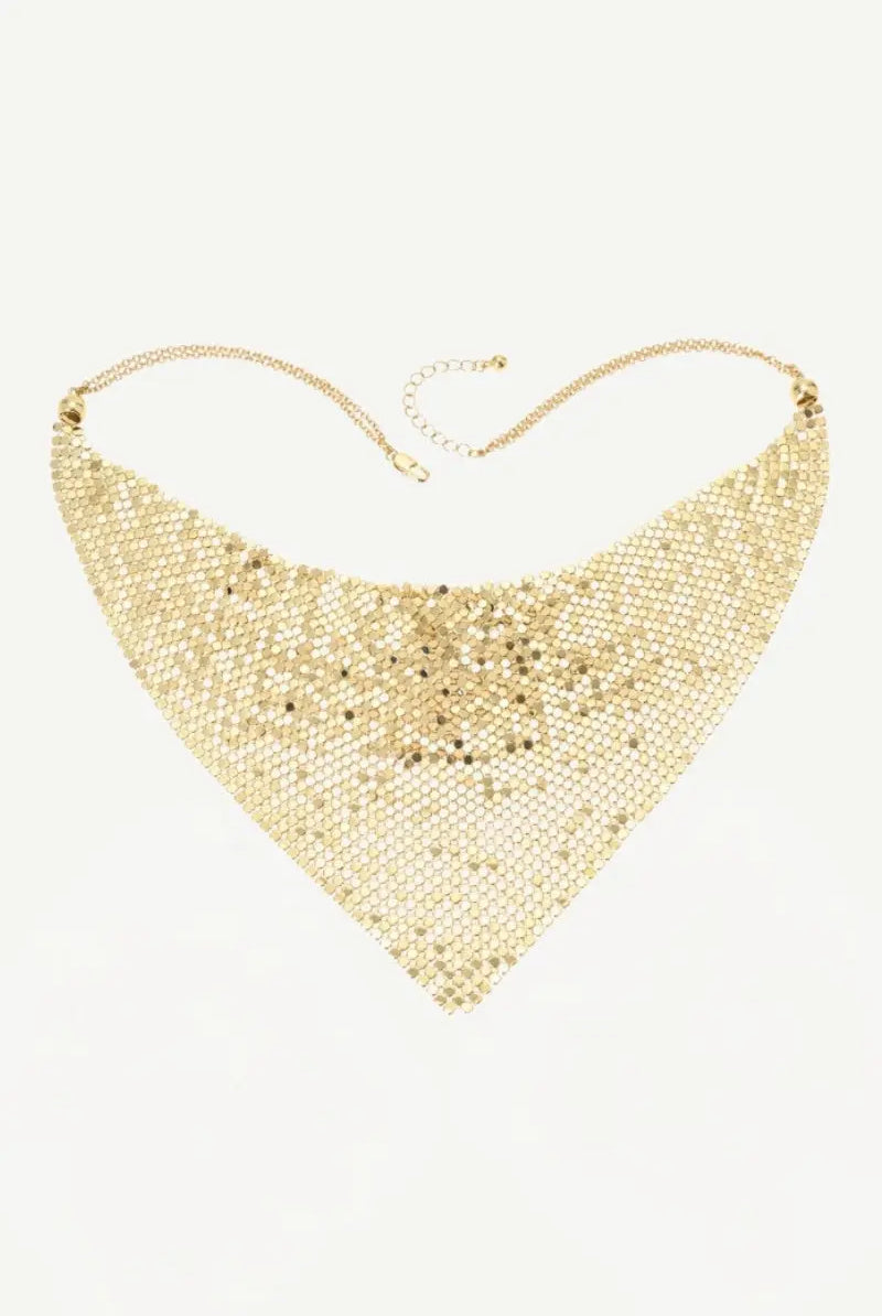 Gold Orchid Necklace Online