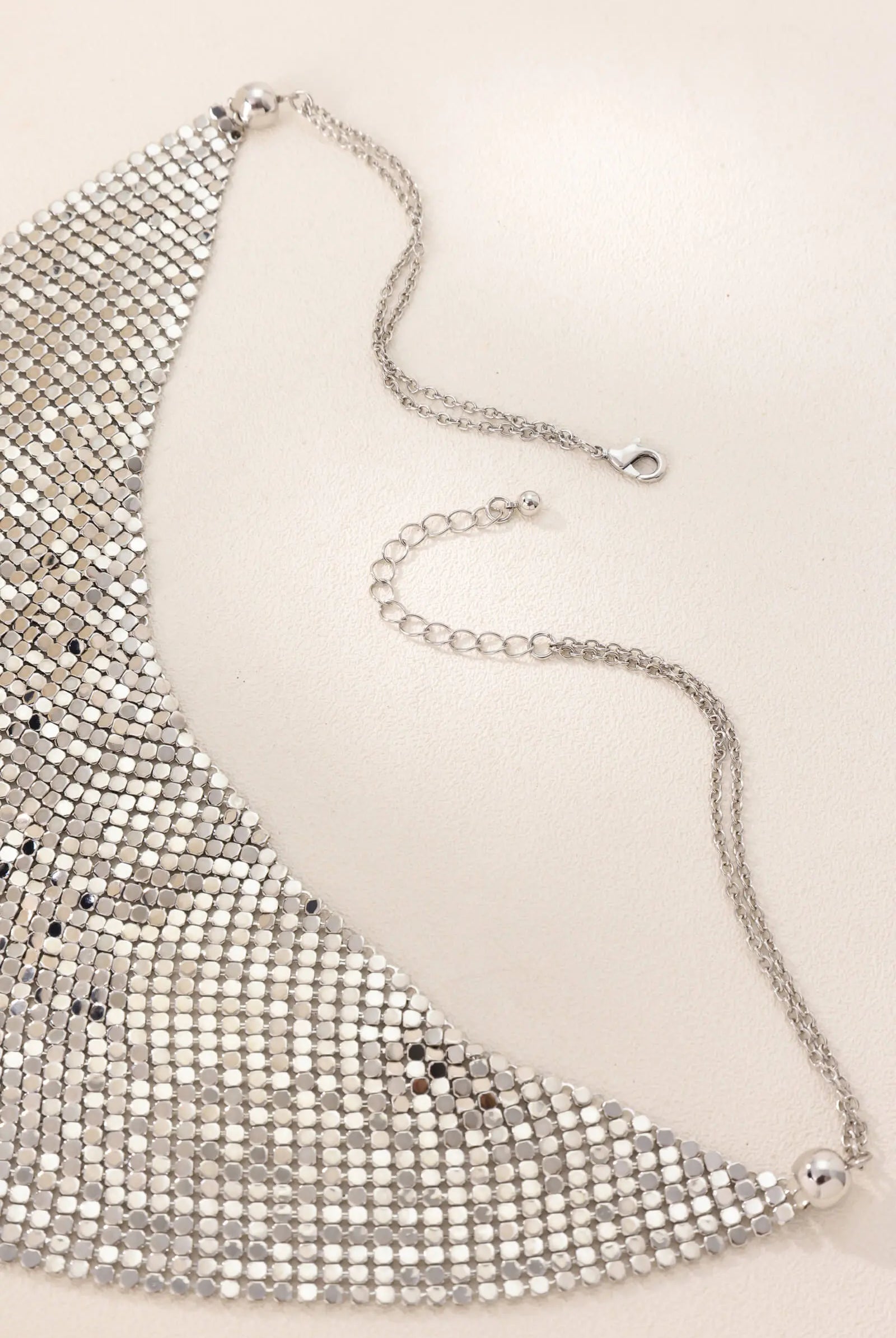 Orchid Sequins Triangle Veil Jewelry Set: