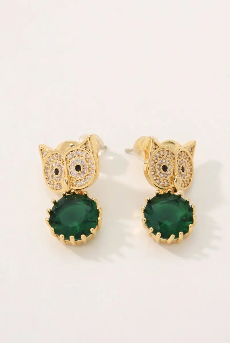 Buy gold Owl Earring Online
