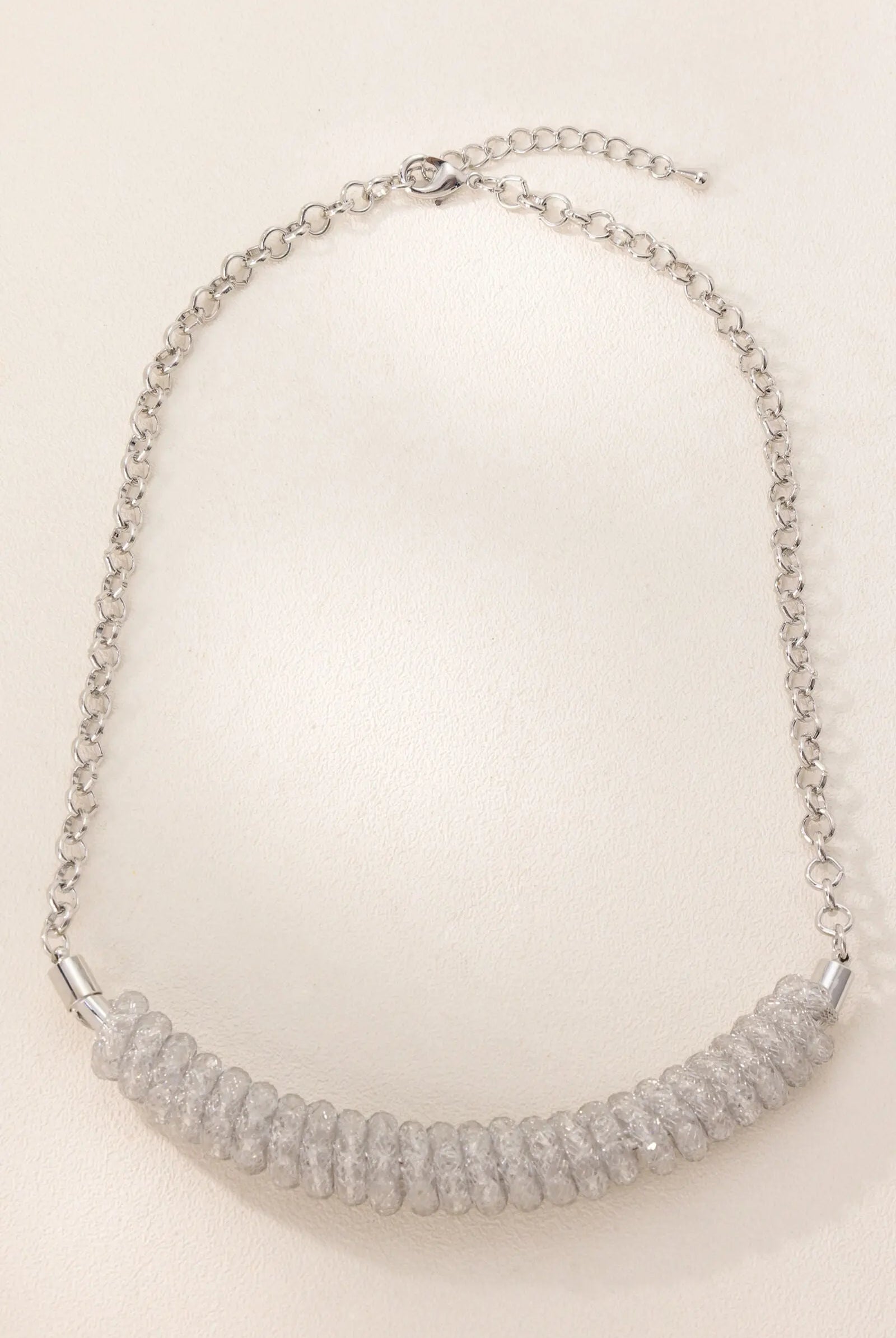 Ruby Golden Mesh Handmade Jewelry Set