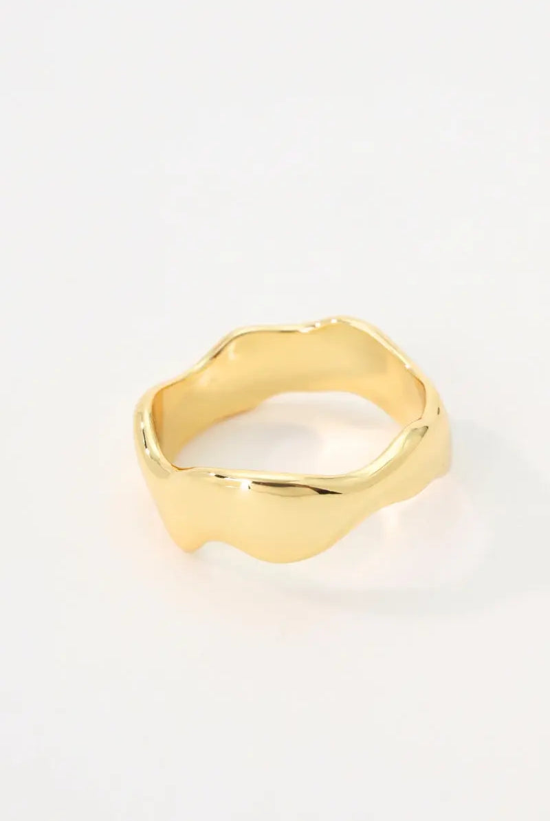 Silhouette Ring: 18K Gold-Plated Brass Ring