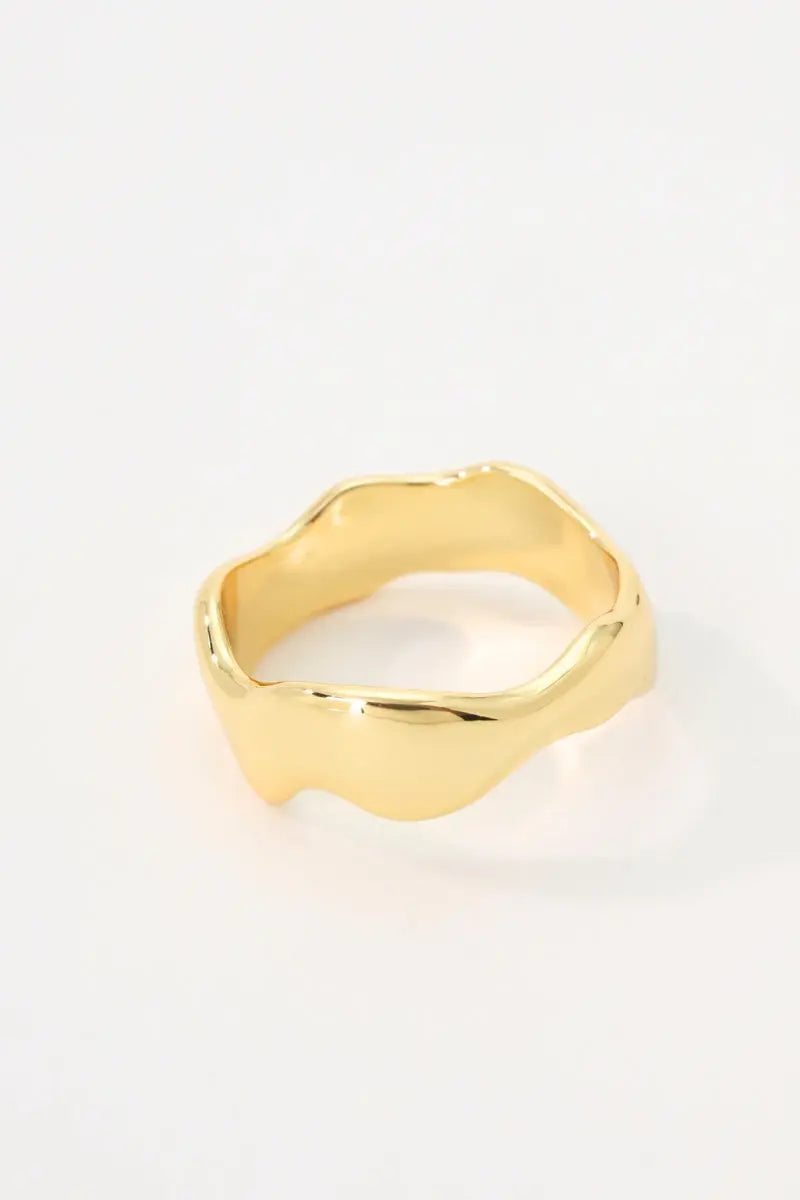 Silhouette Ring: 18K Gold-Plated Brass Ring