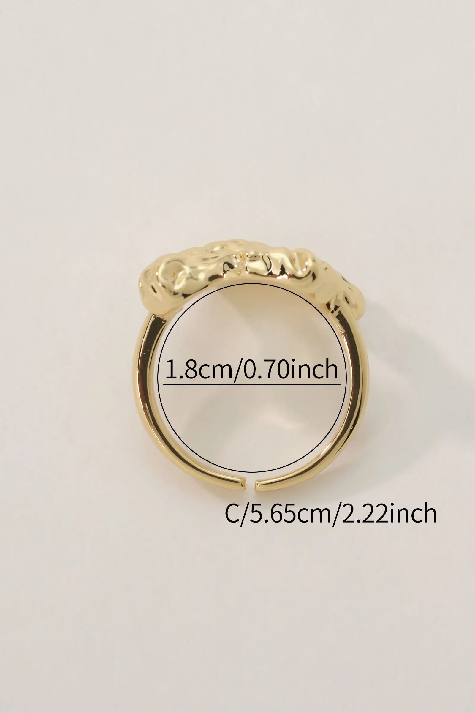 zenith gold plated ring design