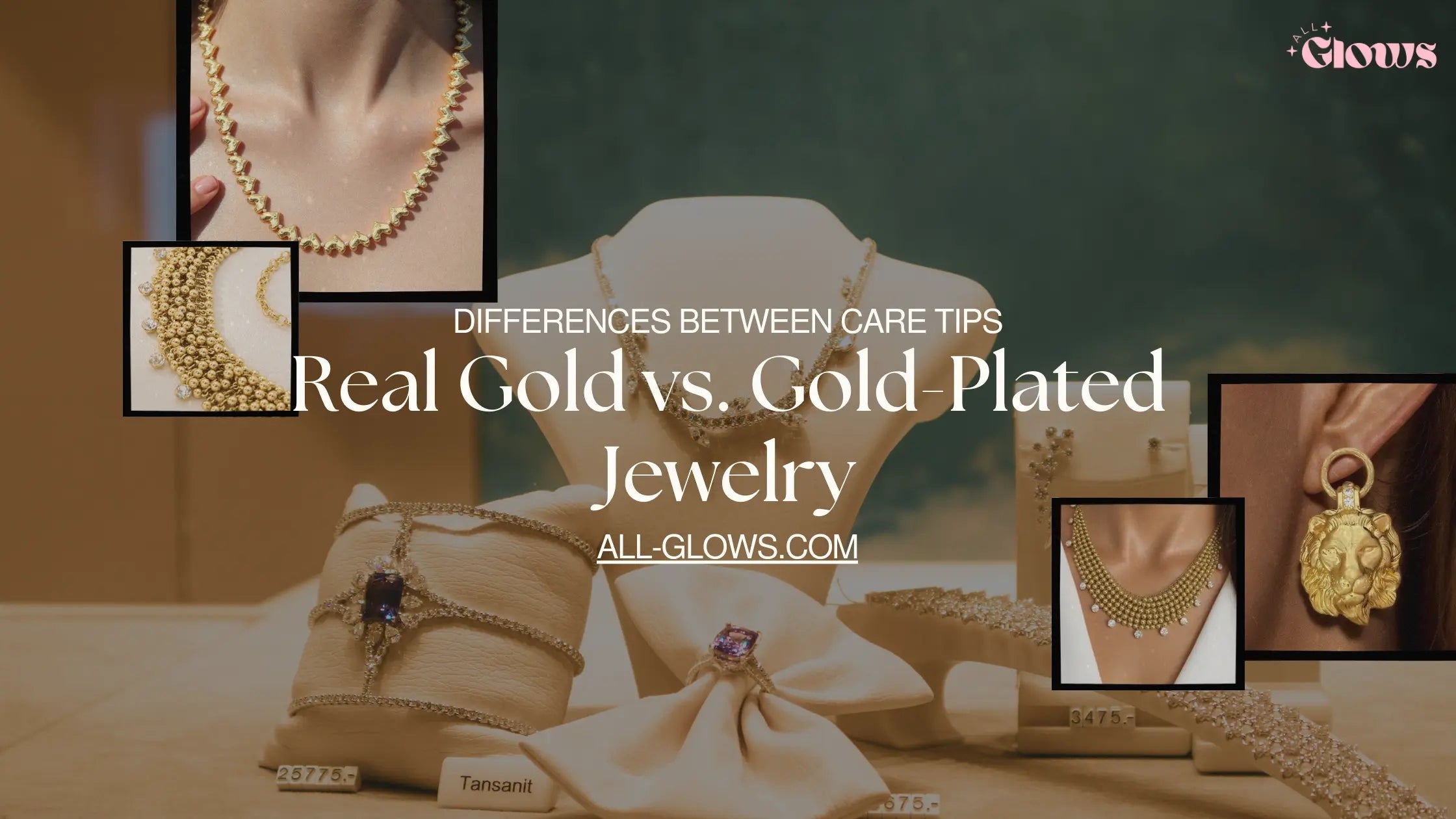 Real-Gold-vs.-Gold-Plated-Jewelry-Key-Differences-Care-Tips All-Glows