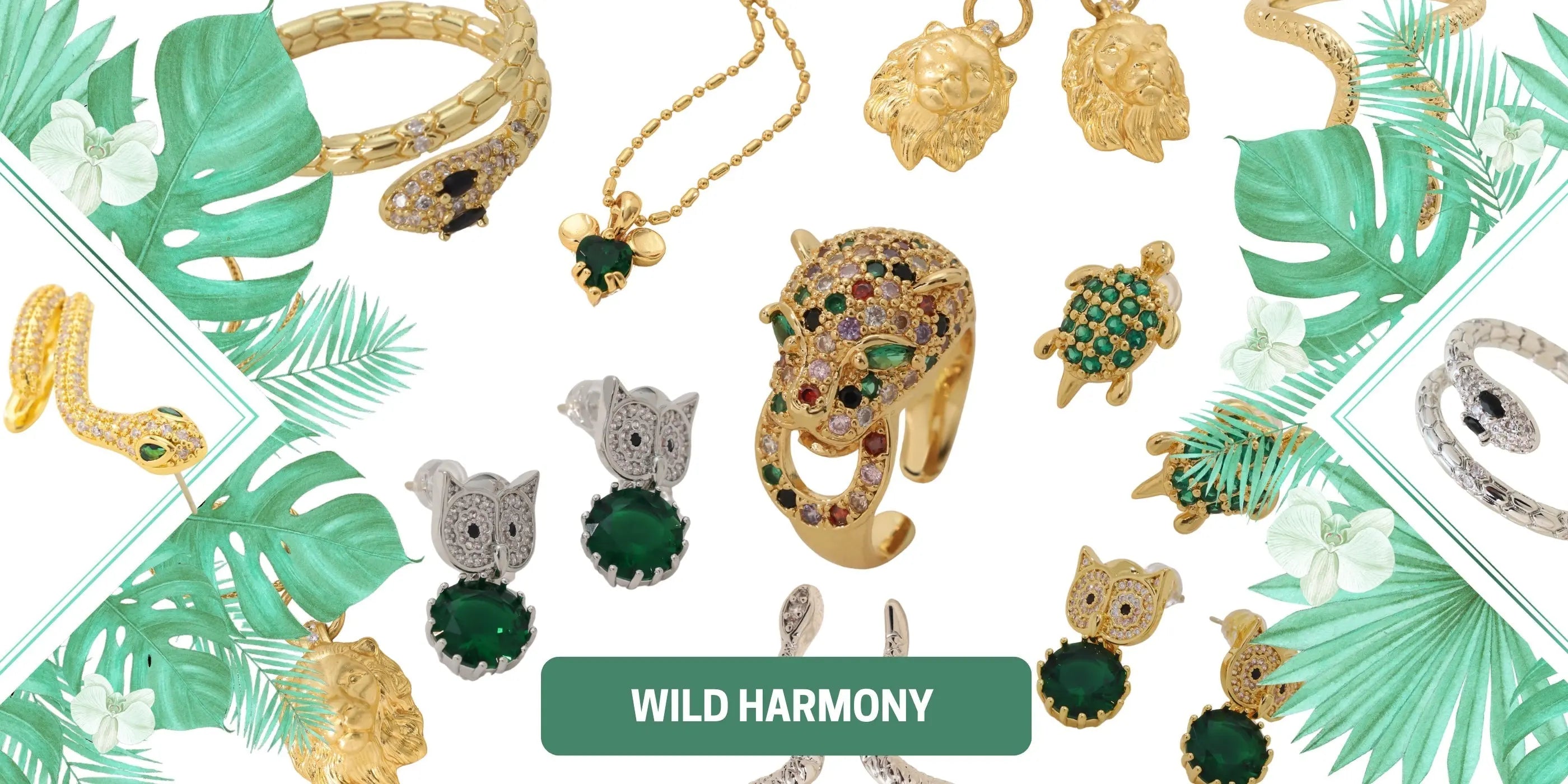 Snake design gold-plated bracelet for animal jewelry lovers