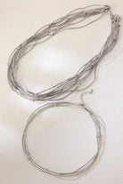 Buy Platinum Layered Necklace Online