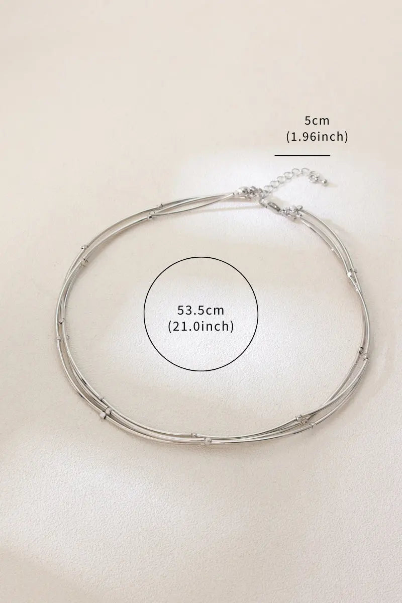 Elegant Platinum Necklace Online