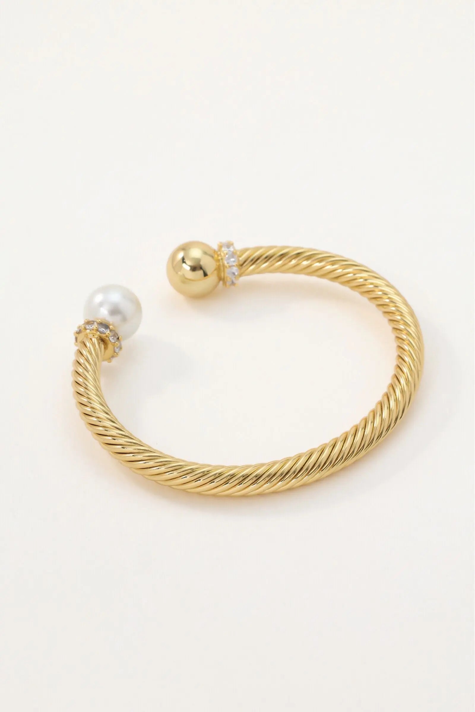 Aster Cable Twist Cuff Bracelet 