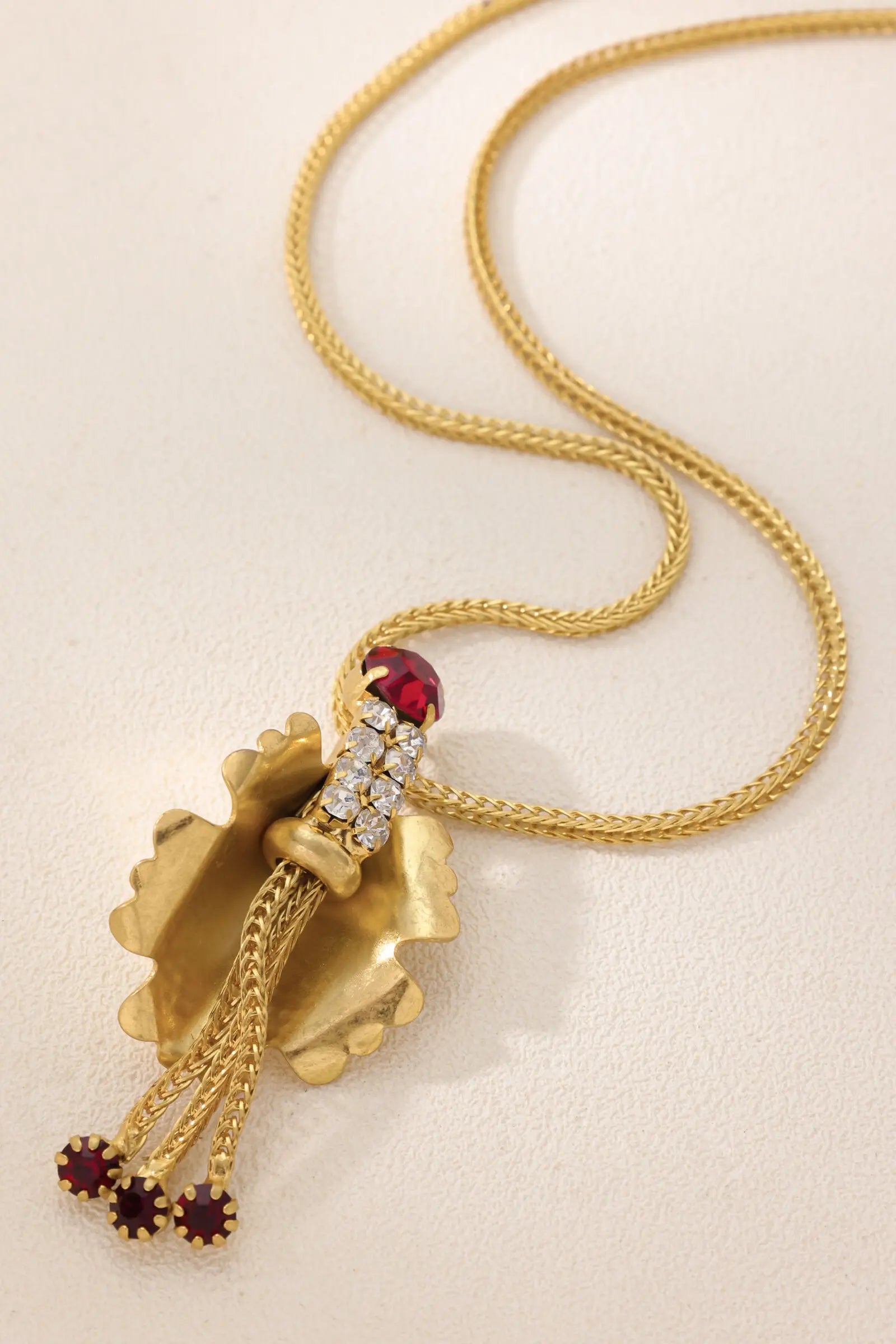 Handmade Gold Pendant Jewelry Set 