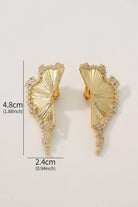 Aurelia Earring Clip:Butterfly Design with Cascading Zirconia Stones All-Glows