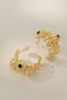 Chrome Cross & Skull Charm Earrings Gothic Edgy Statement Design All-Glows