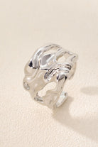 Crush Textured Open Ring with Hollows My Store