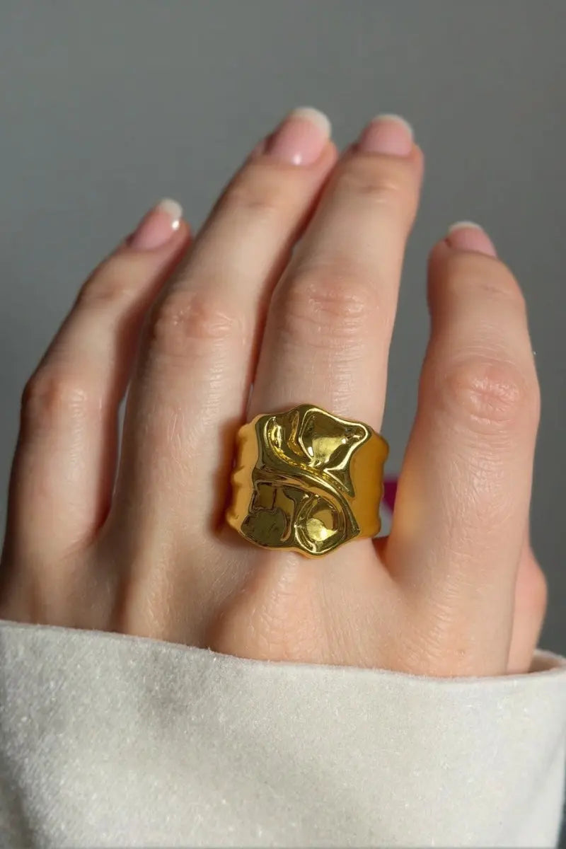 gold plated rings for women