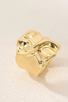 Crush Open Ring Crumpled Texture - Inspired by Unsent Love Letters All-Glows