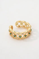 18K Gold-Plated Brass Ring 