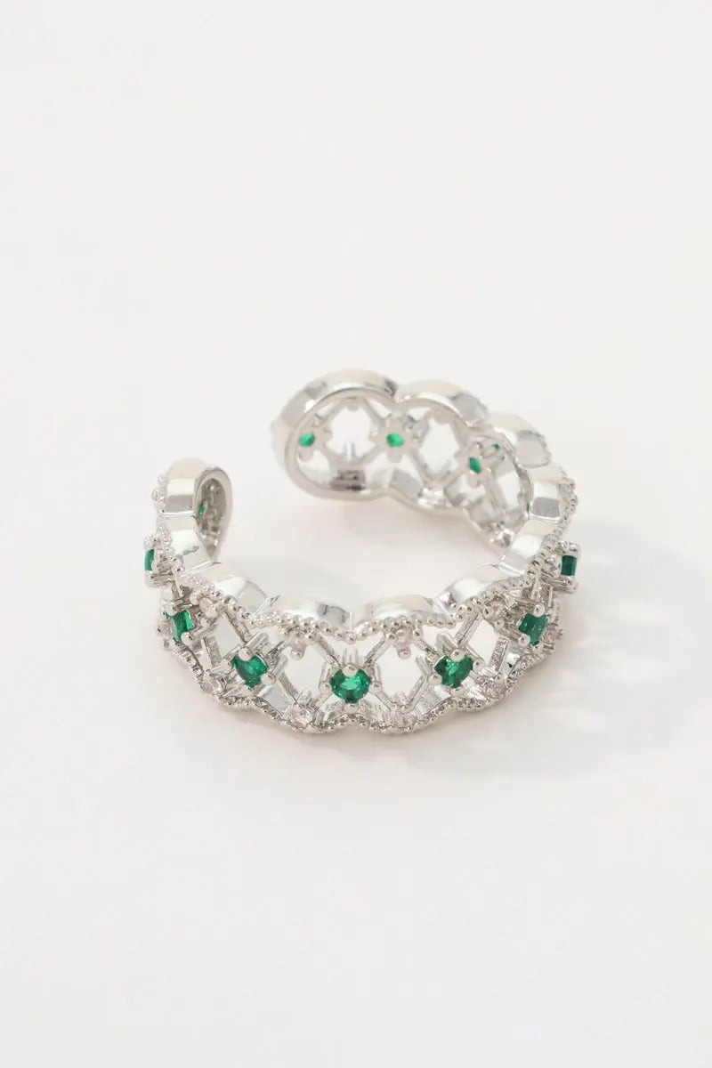 Buy Dahlia Platinum Ring 