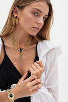 Eclipse Vintage Tassels Necklace and Earrings 