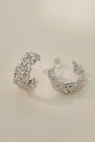 Platinum Plated Ember Earring