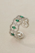 Buy Platinum Garnet Ring Online