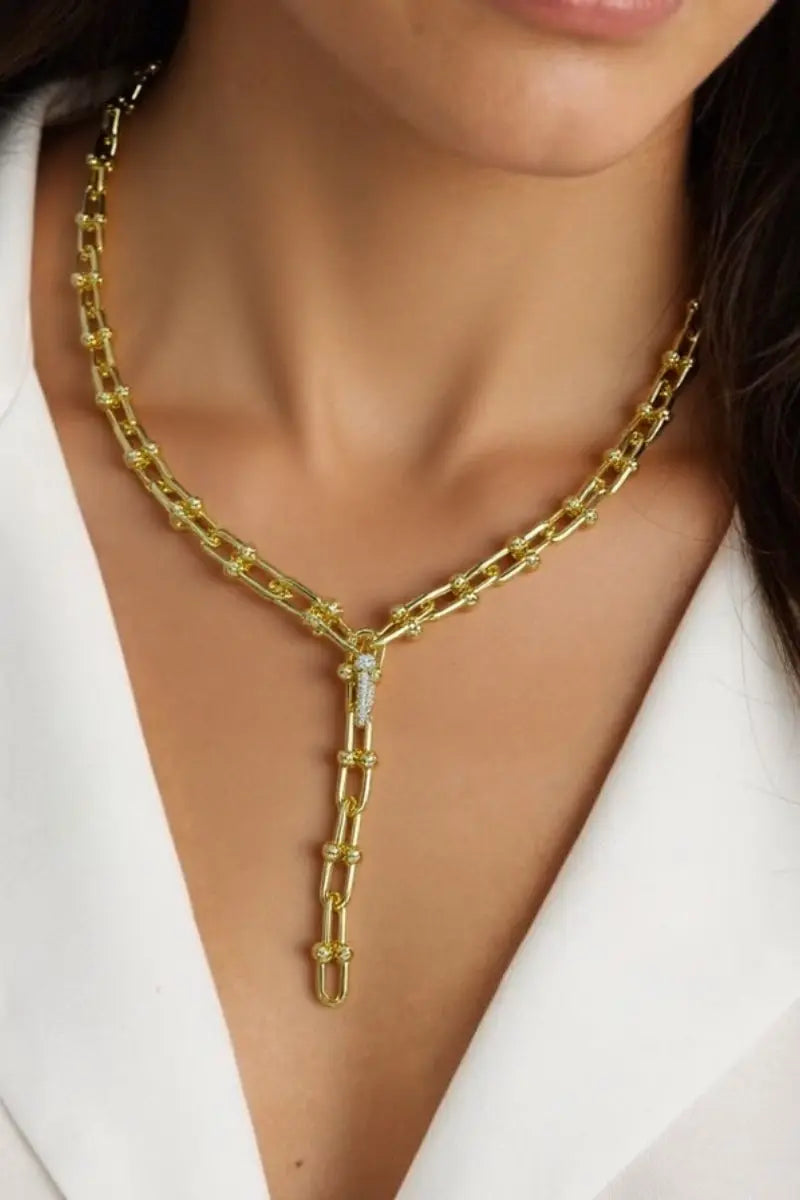 Hoof Chain Jewelry Set - Stylish Necklace & Versatile Bracelet Combo for Every Occasion All-Glows