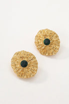 Gold-Plated Lava Clip-On Earring 