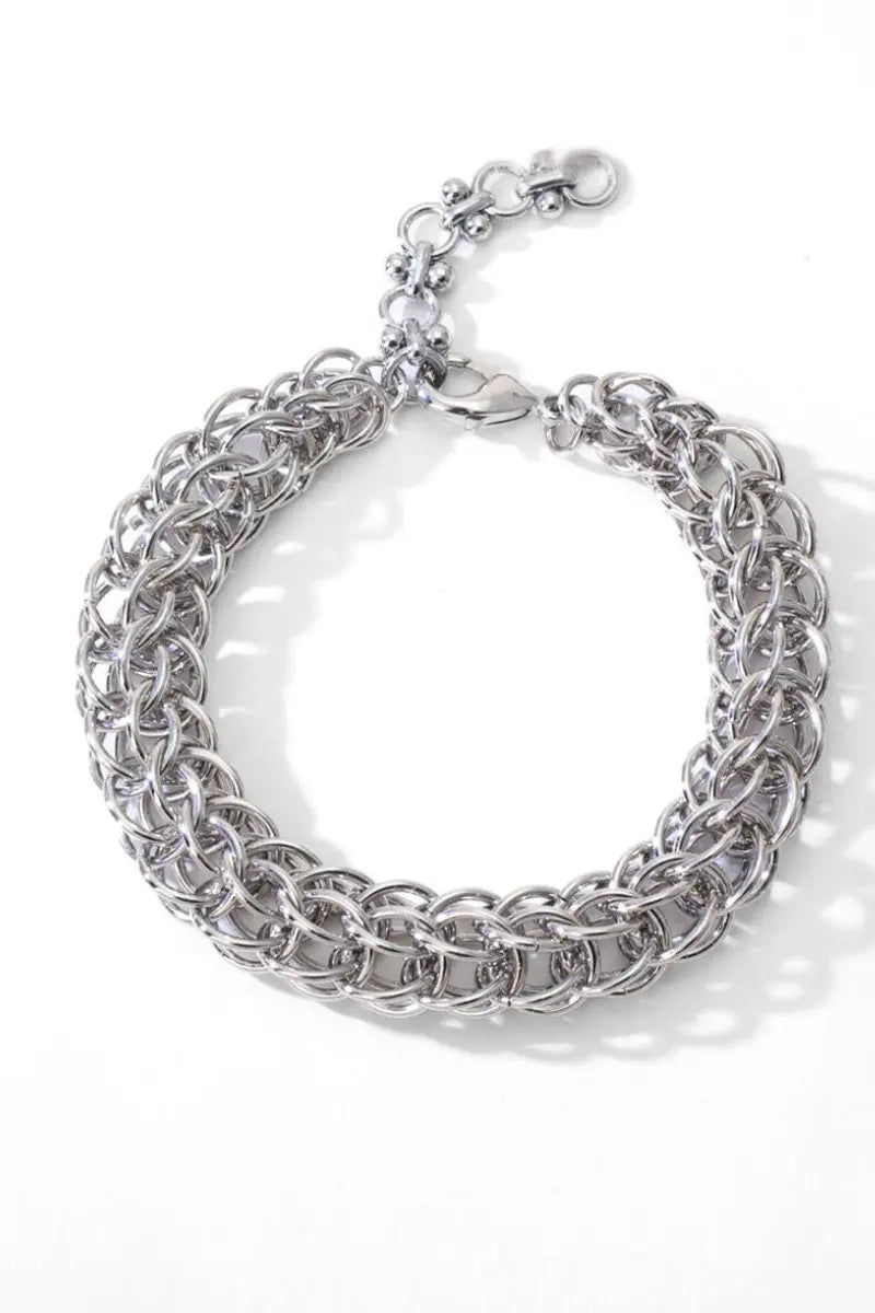 Platinum Lotus Jewelry Set