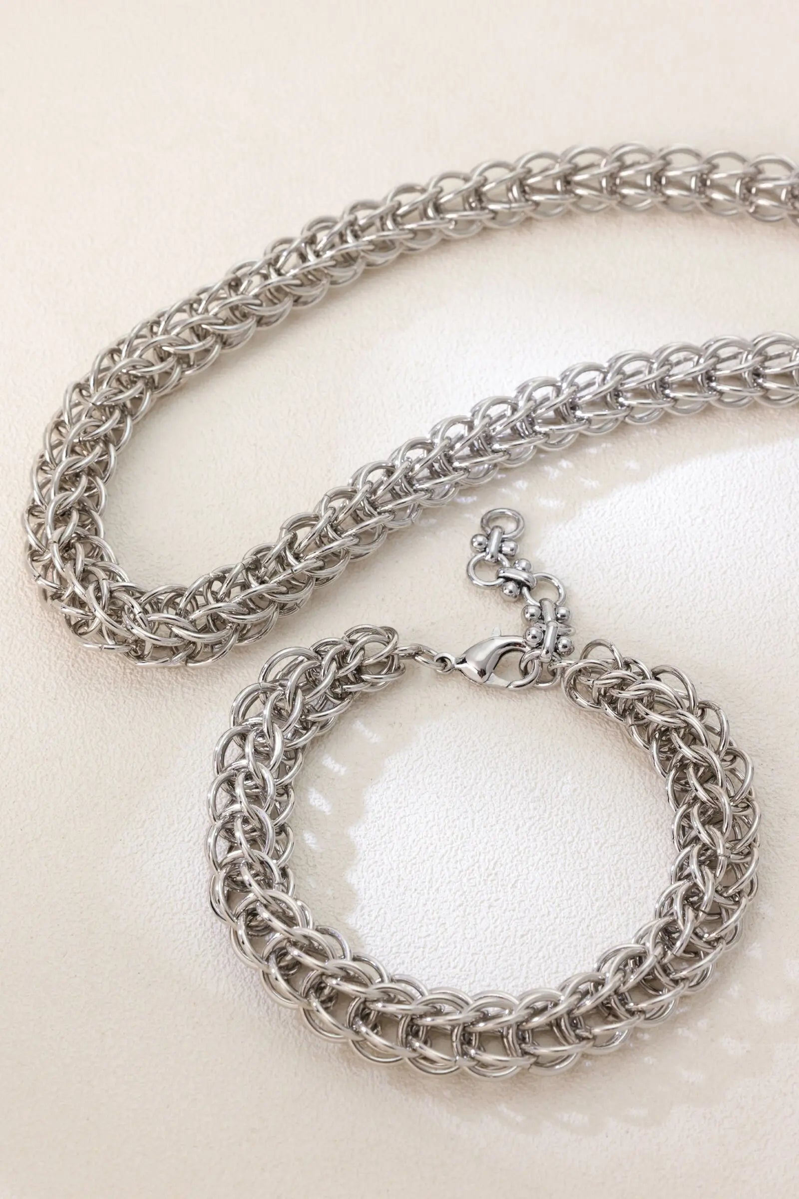 Platinum Fashion Jewelry Set