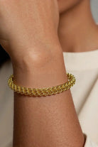 Lotus Bracelet – Premium Foxtail Chain in 18K Gold Plating All-Glows