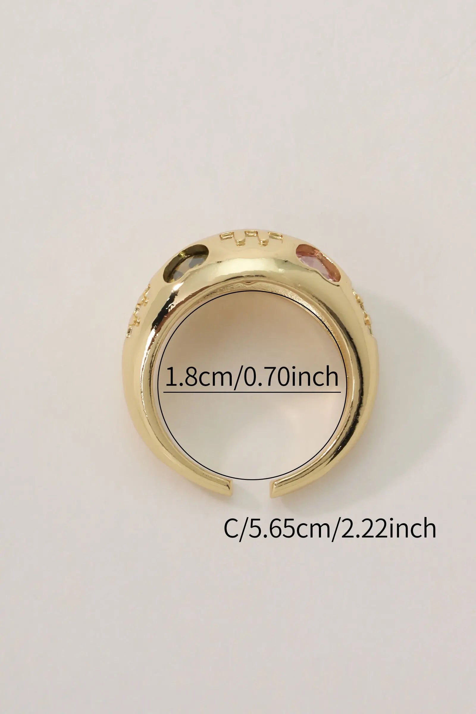 18K Gold Plated Jewellery Lush Ring