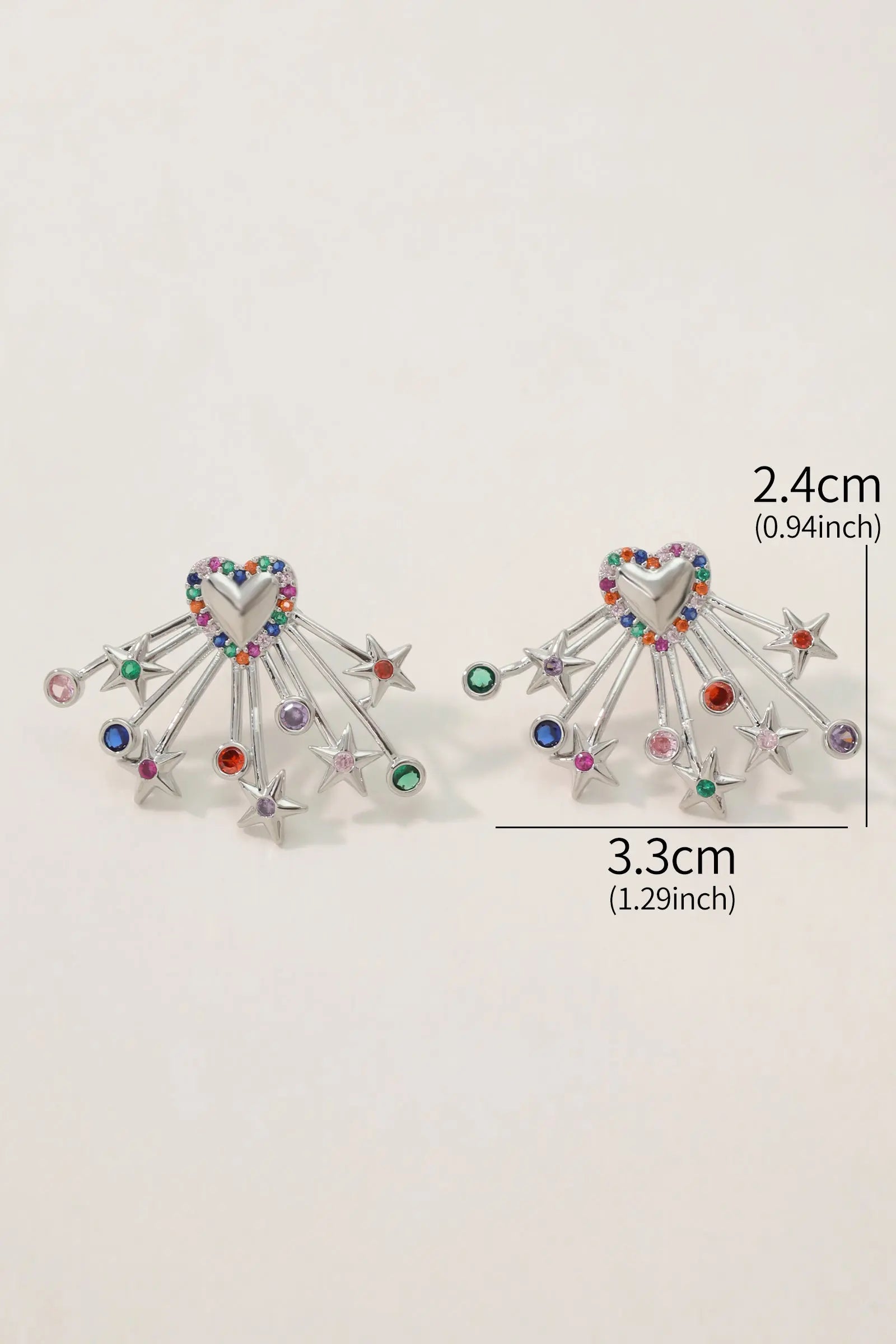 Top Quality Platinum Meteor Earring