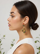 Order 18K Gold Plated Opulence Crystal Earrings Online All-Glows