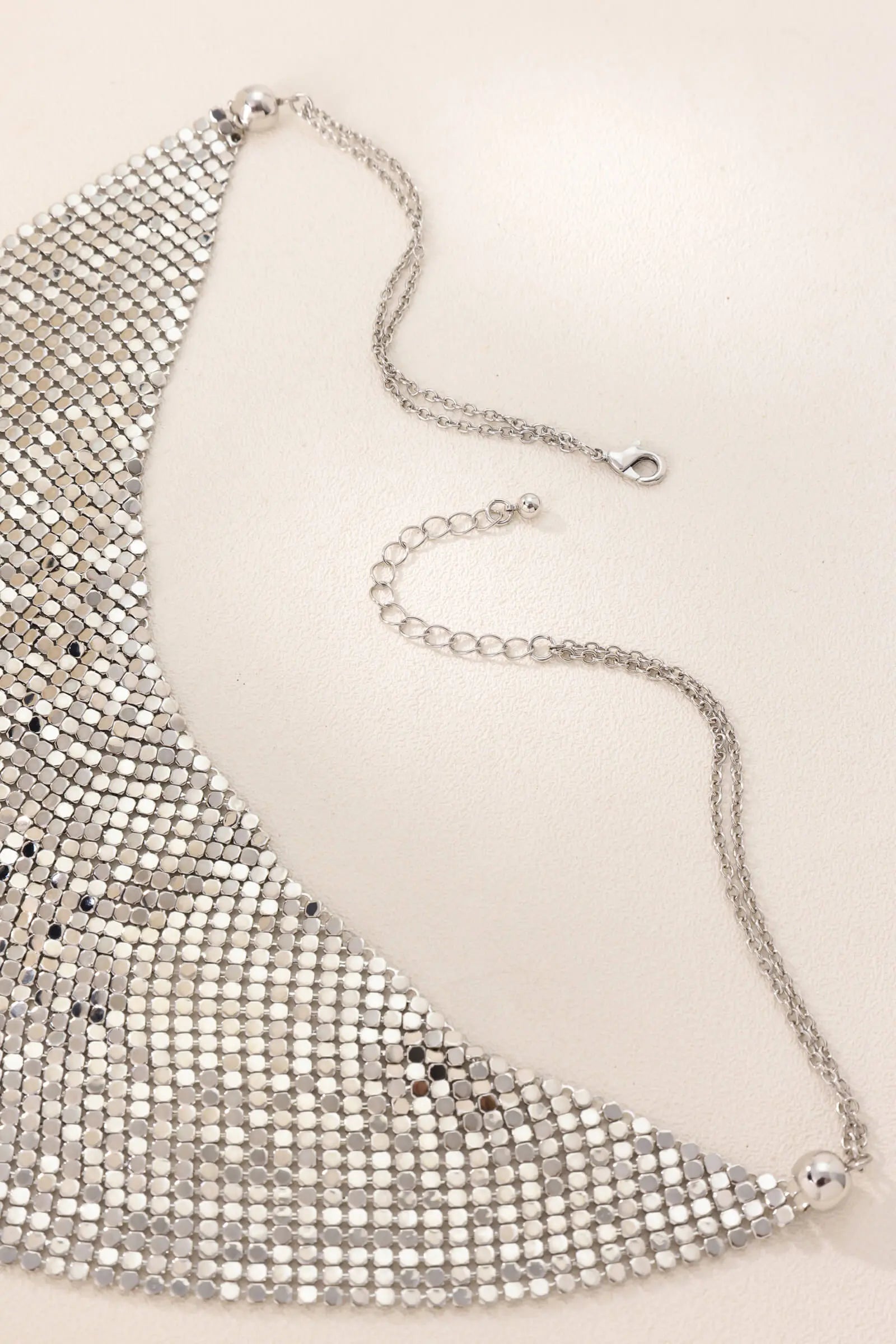 Orchid Sequins Triangle Veil Jewelry Set: